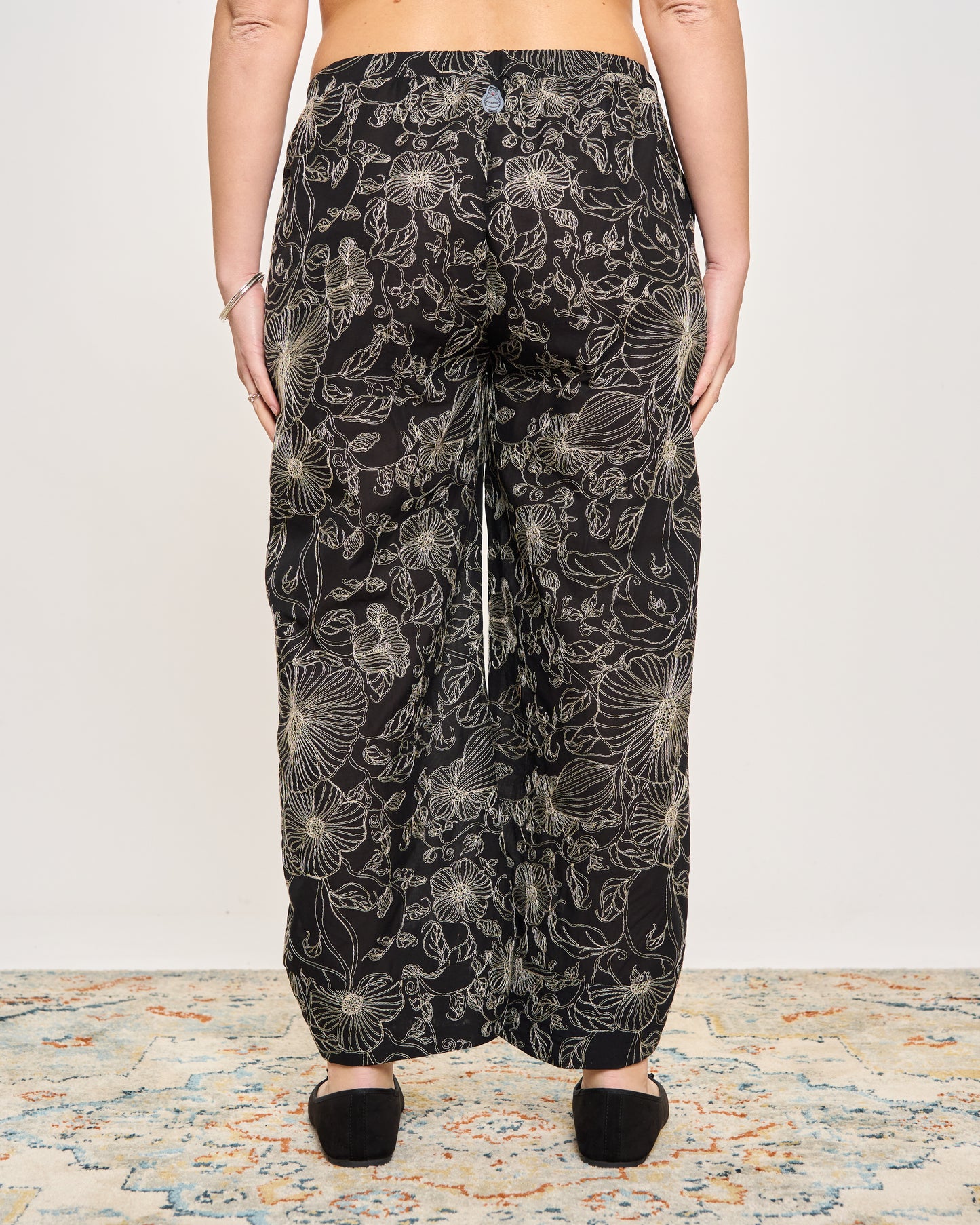 Pantalone in Cotone Ricamato