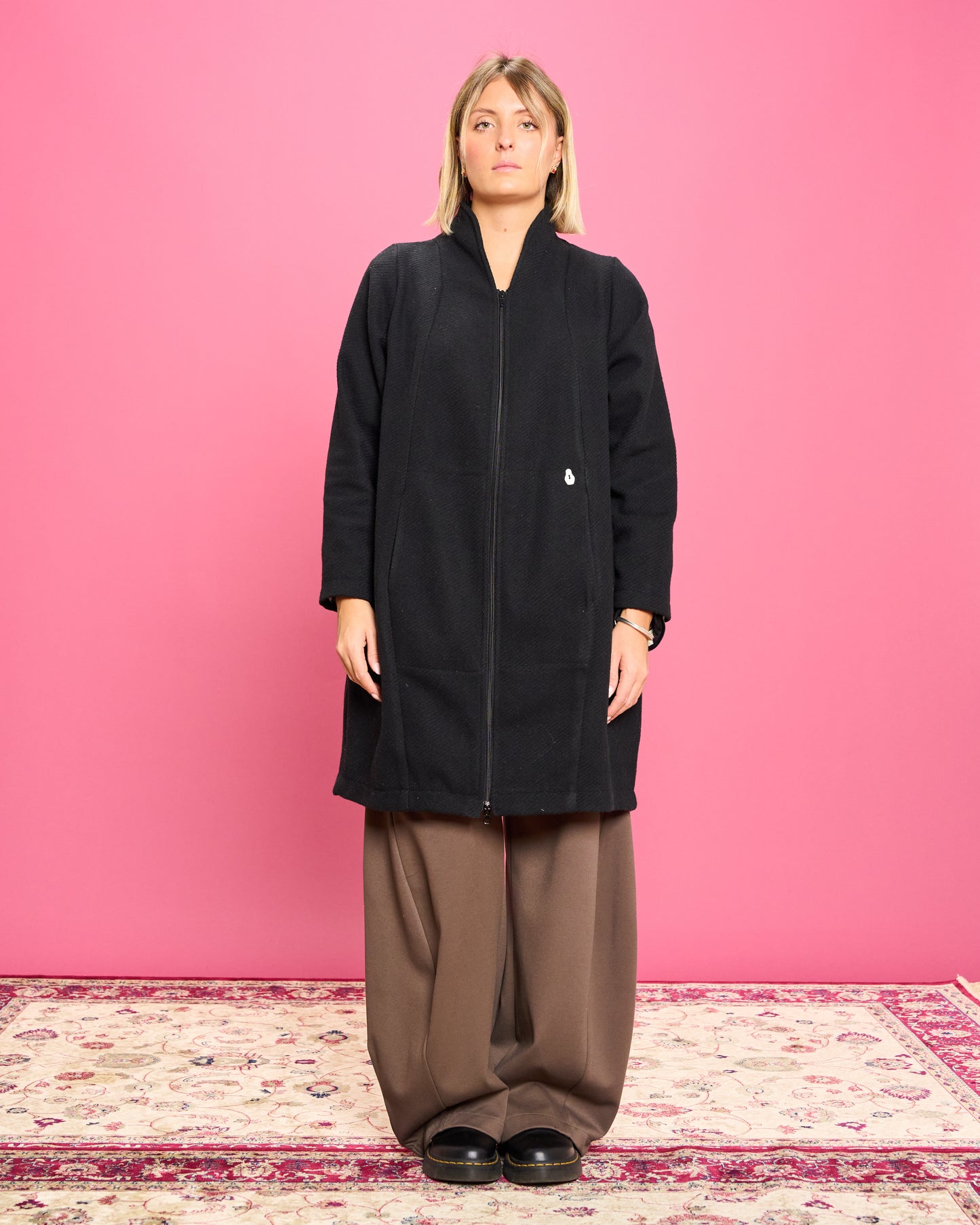 Cappotto "Cocomero" in Misto Lana