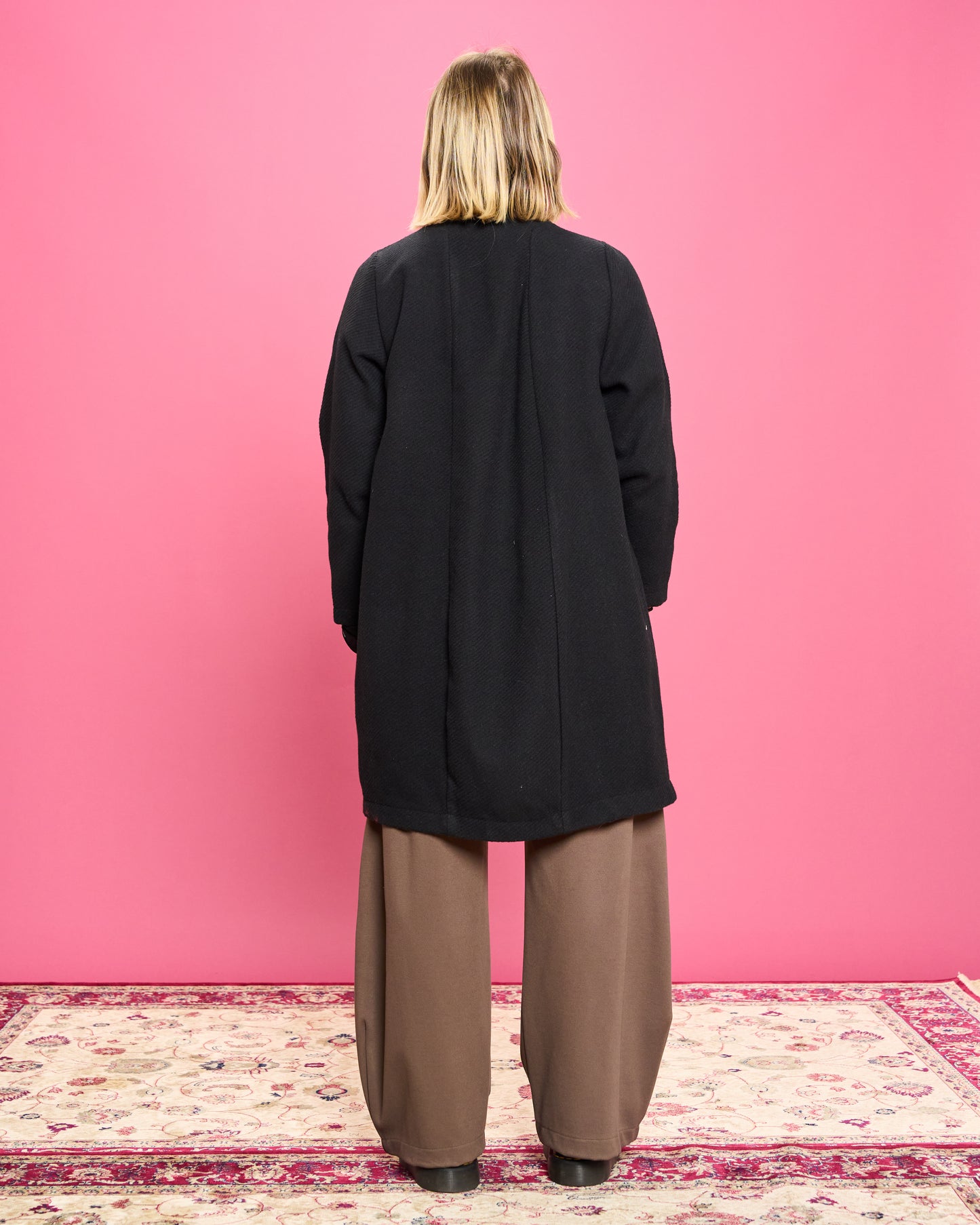 Cappotto "Cocomero" in Misto Lana
