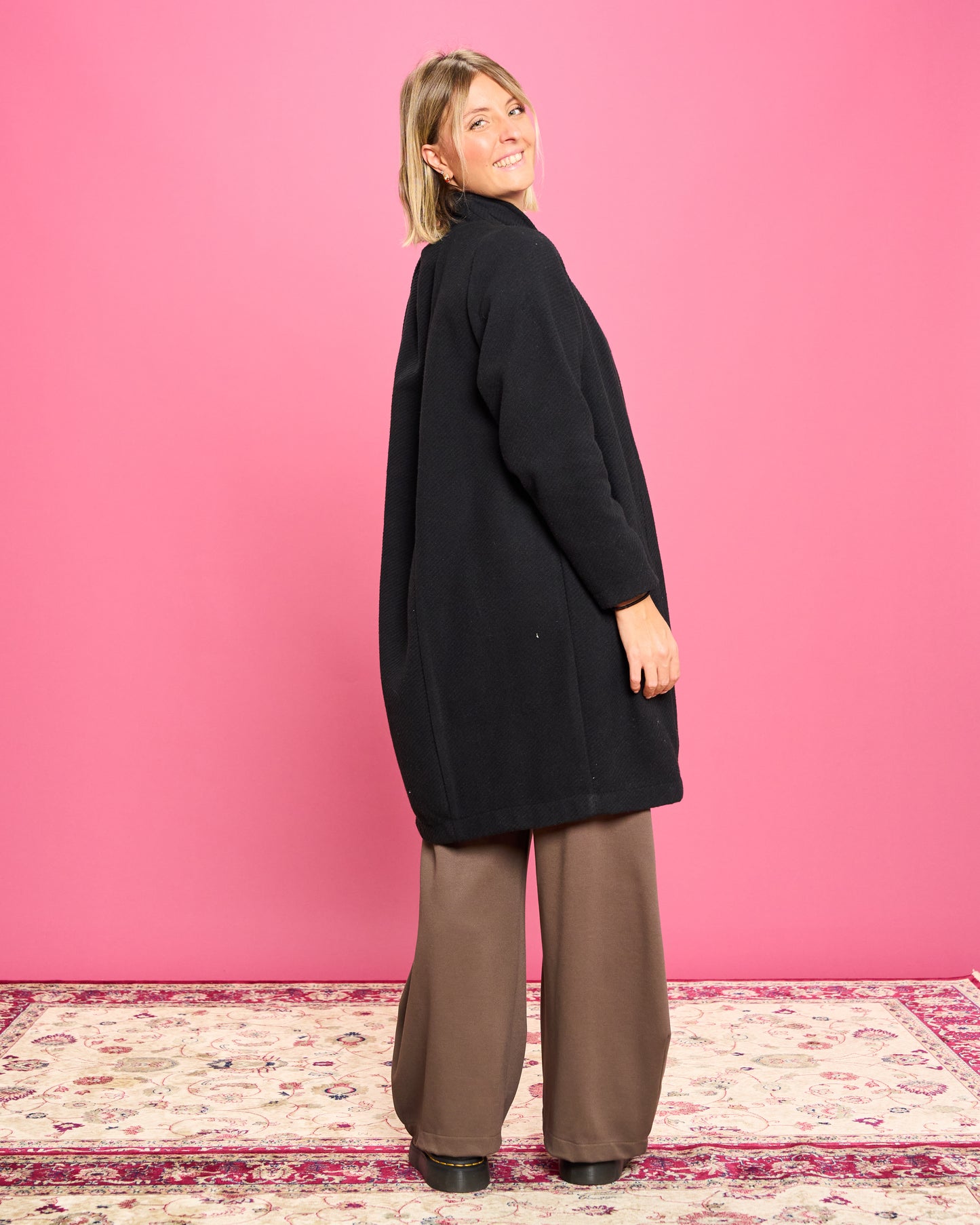 Cappotto "Cocomero" in Misto Lana