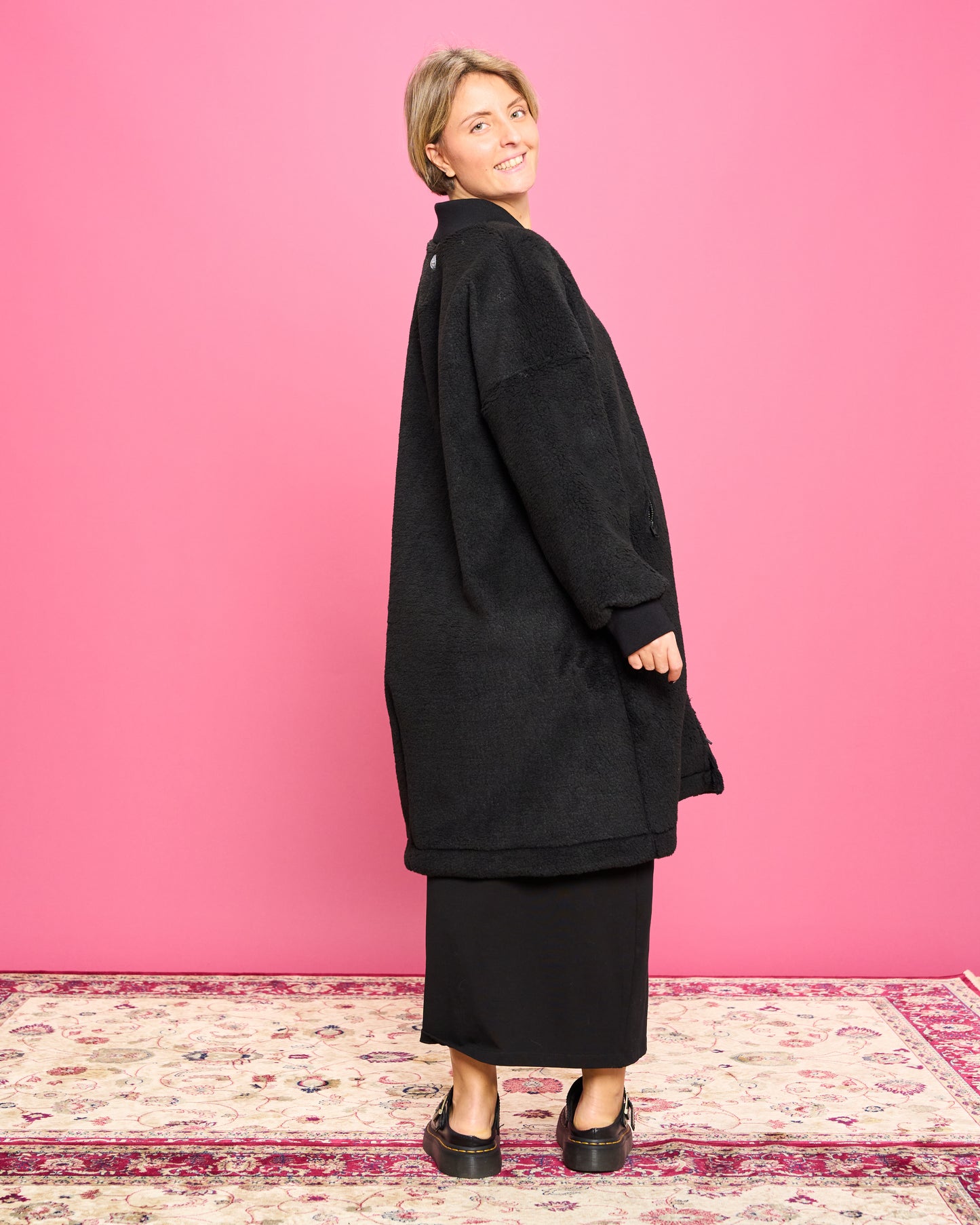 Giaccone in Eco-Pelliccia Termico con Costina