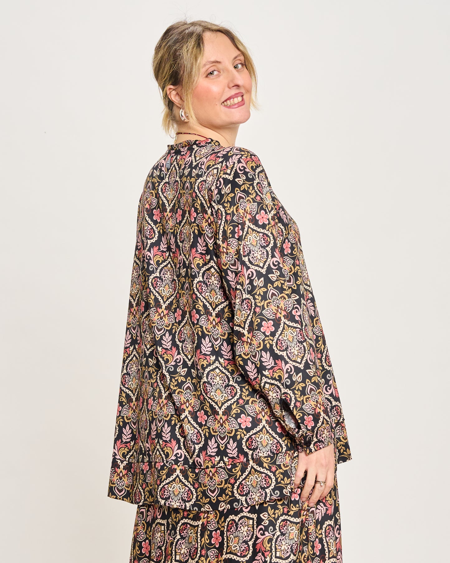 Camicia a Coreana Fantasia Cashmere