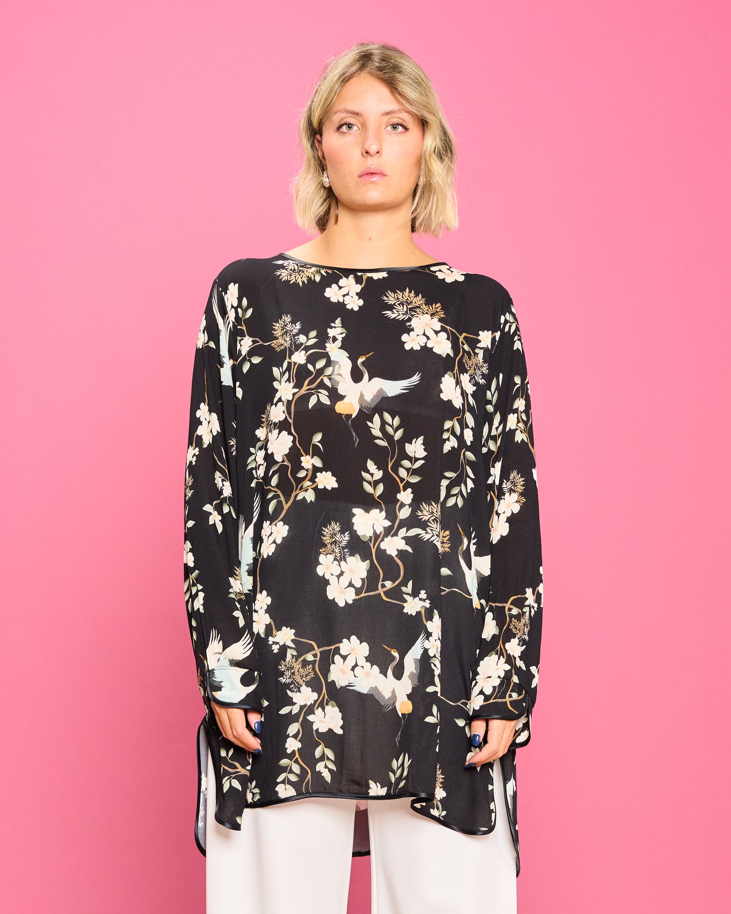 Blusa Oversize Fantasia Orientale