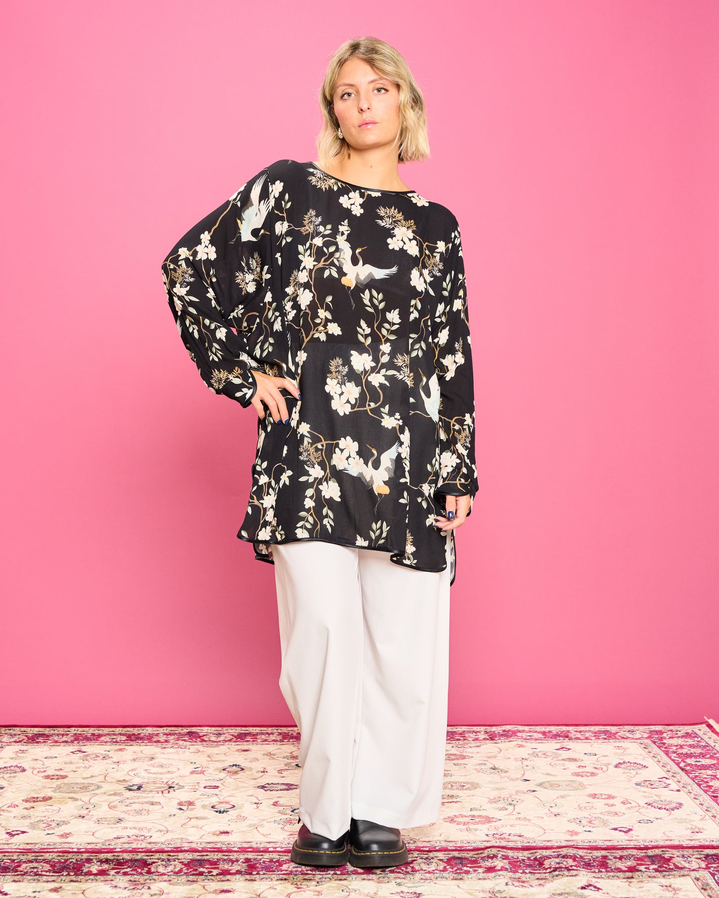 Blusa Oversize Fantasia Orientale