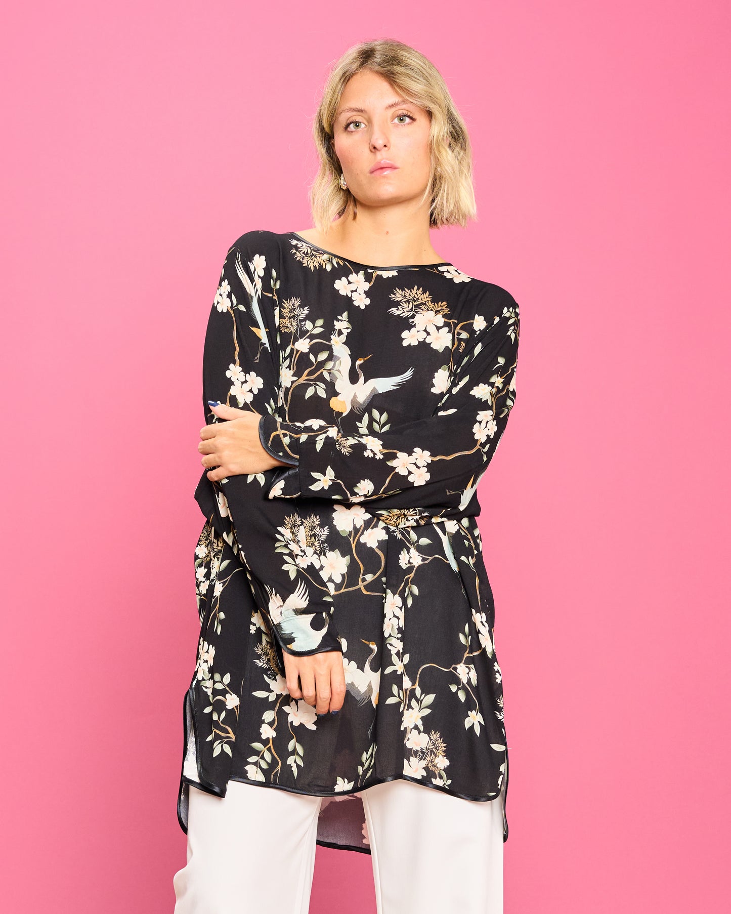 Blusa Oversize Fantasia Orientale