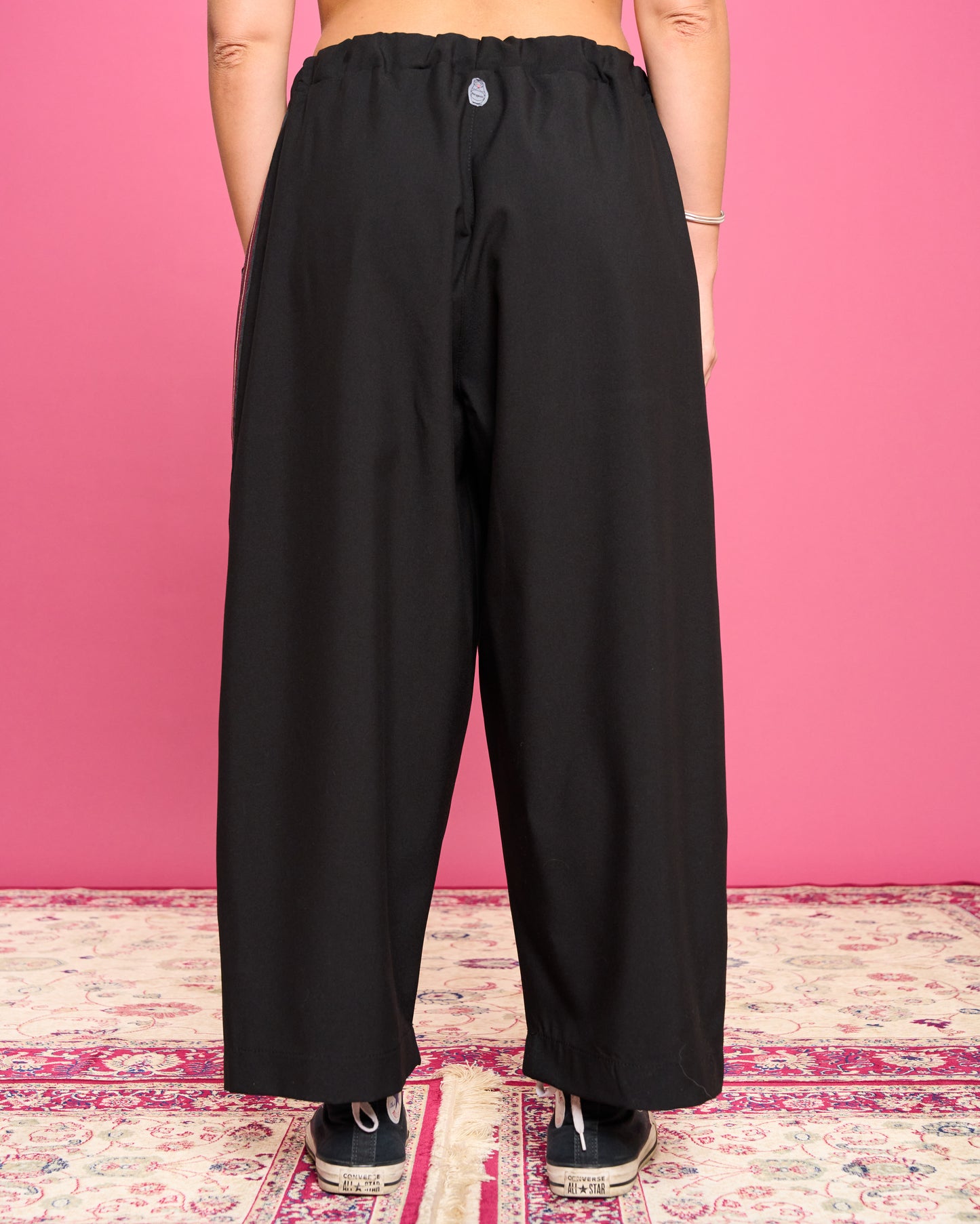 Pantalone Dritto con Banda Laterale