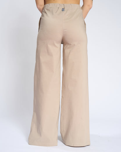 Pantaloni a zampa elasticizzati