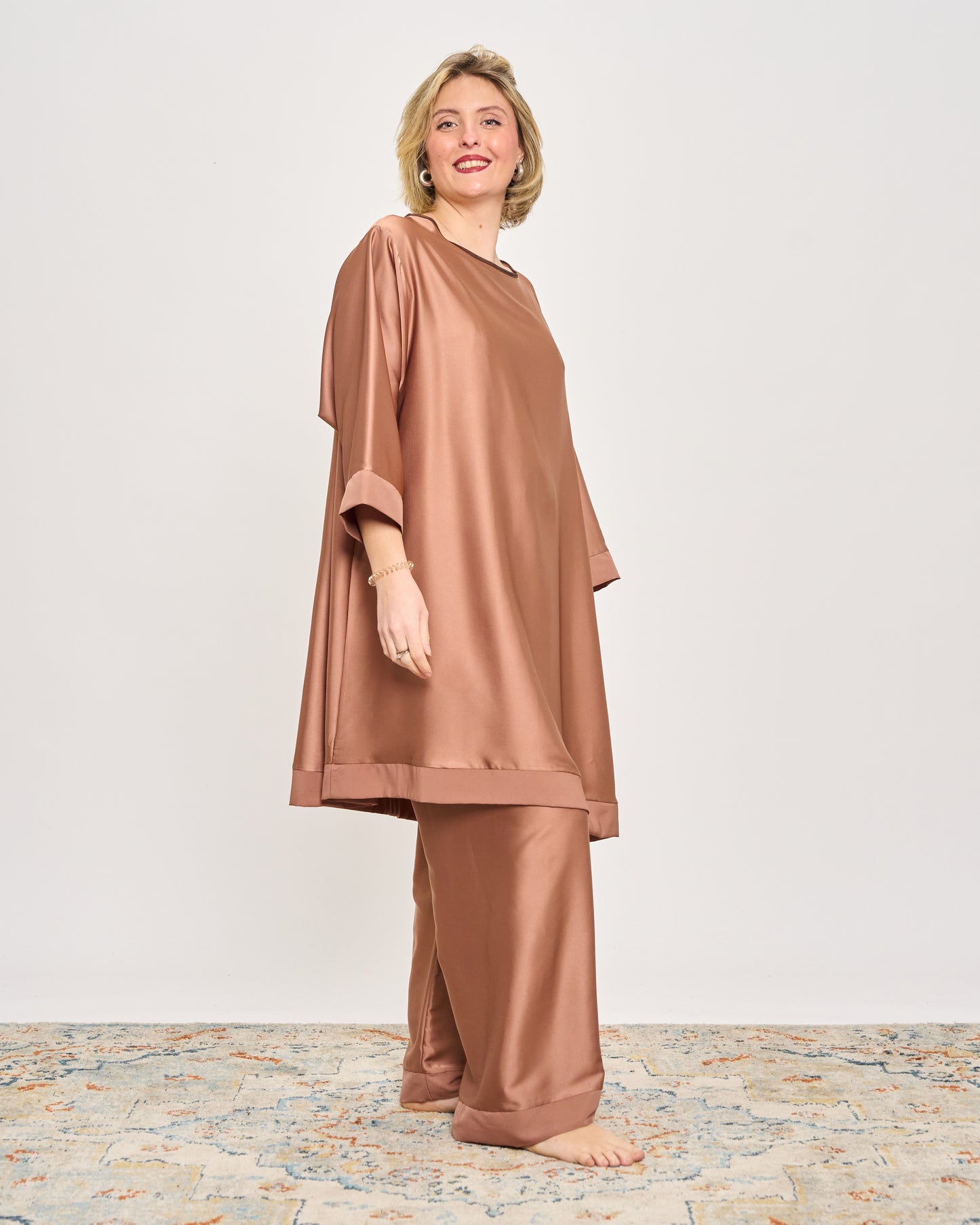 Pigiama Over in Raso