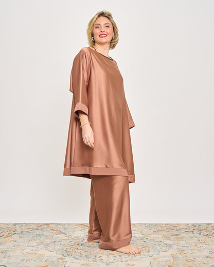 Pigiama Over in Raso