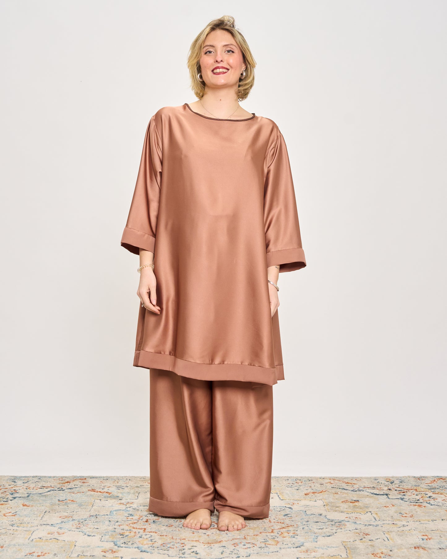 Pigiama Over in Raso