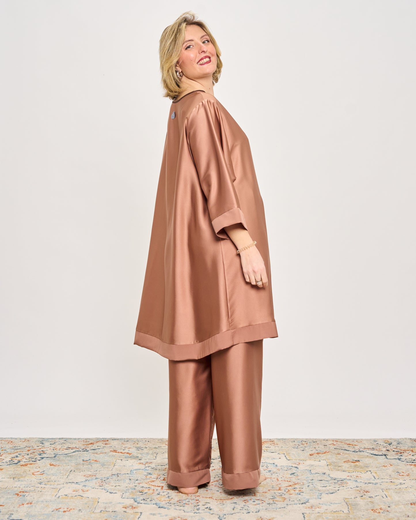 Pigiama Over in Raso