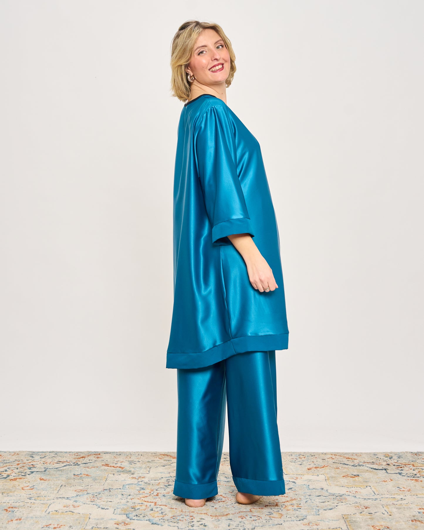 Pigiama Over in Raso