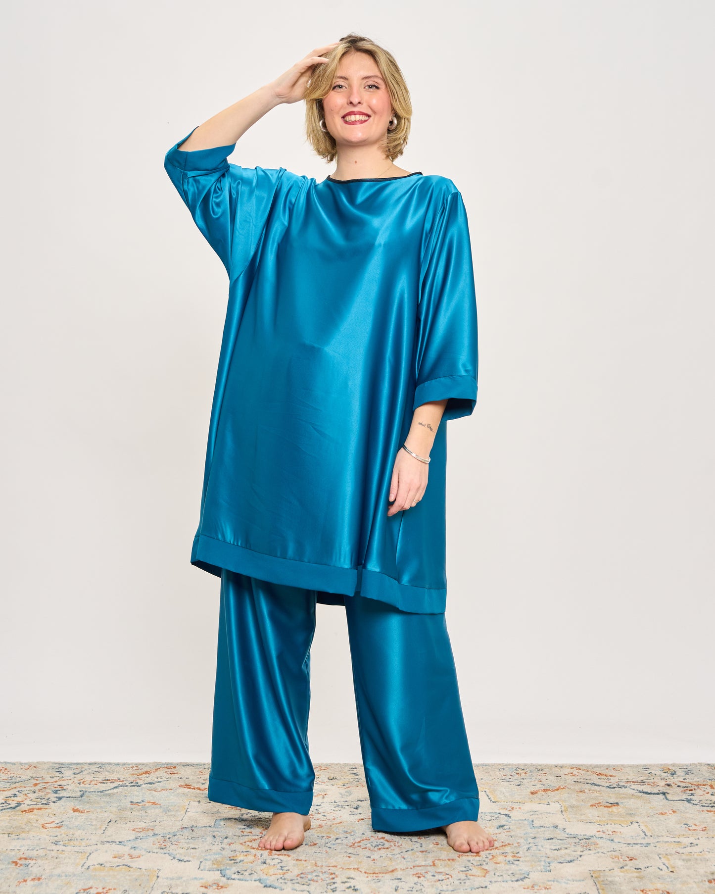 Pigiama Over in Raso