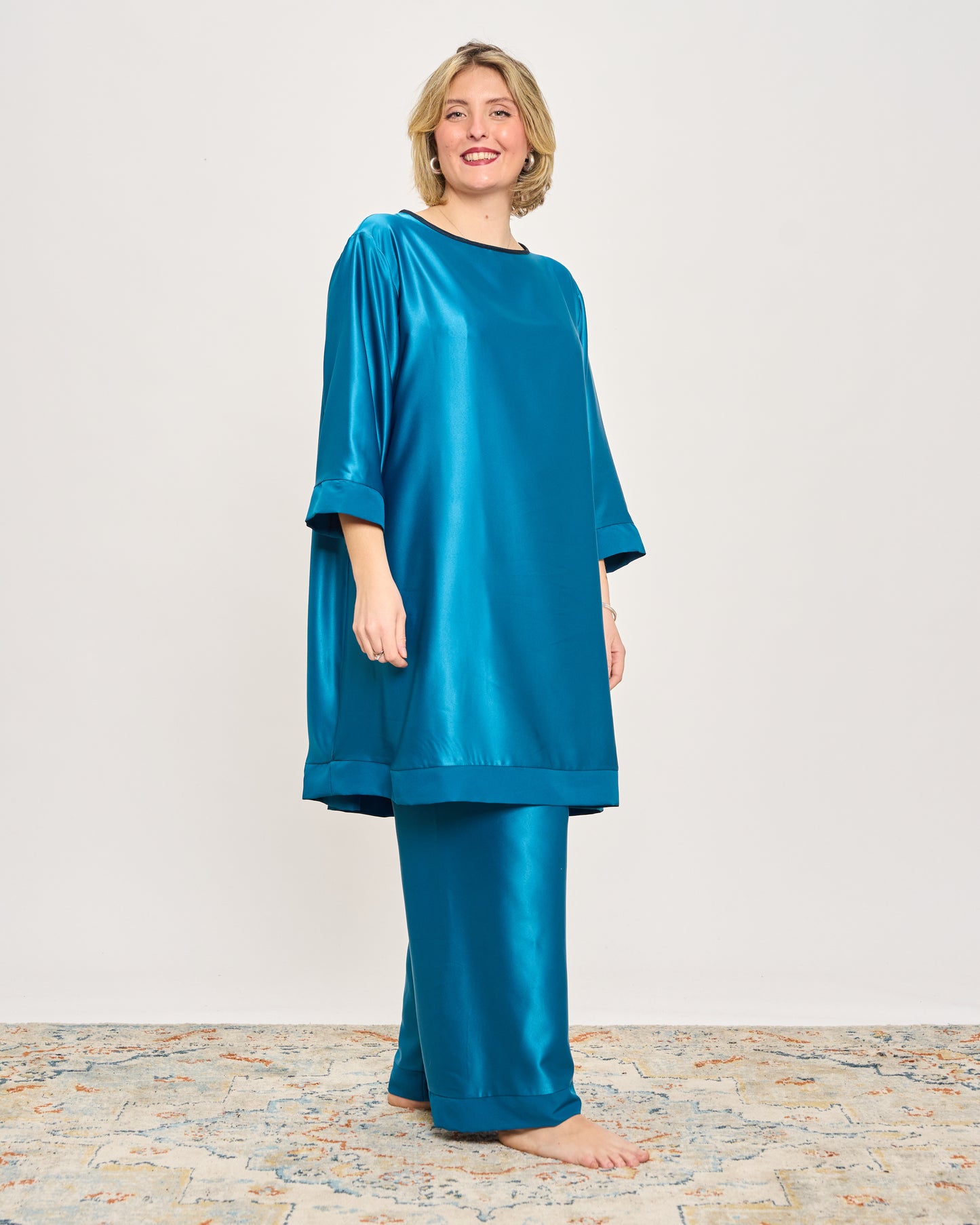 Pigiama Over in Raso