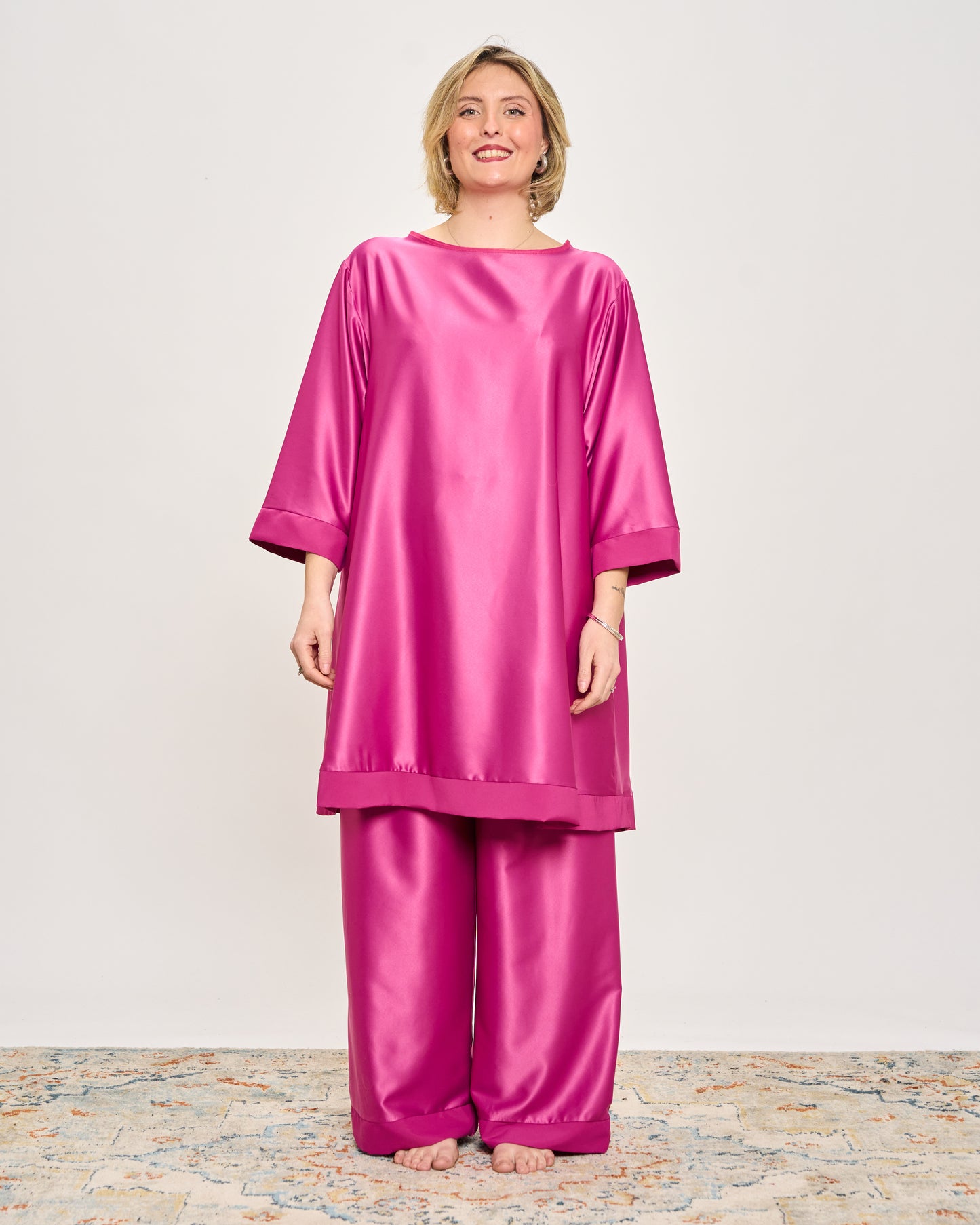 Pigiama Over in Raso