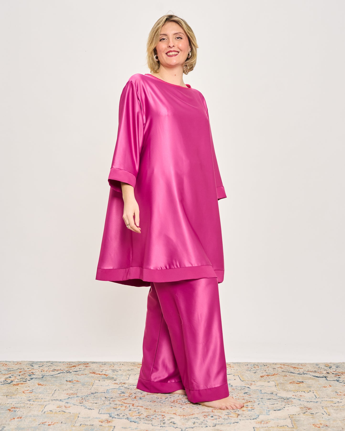 Pigiama Over in Raso