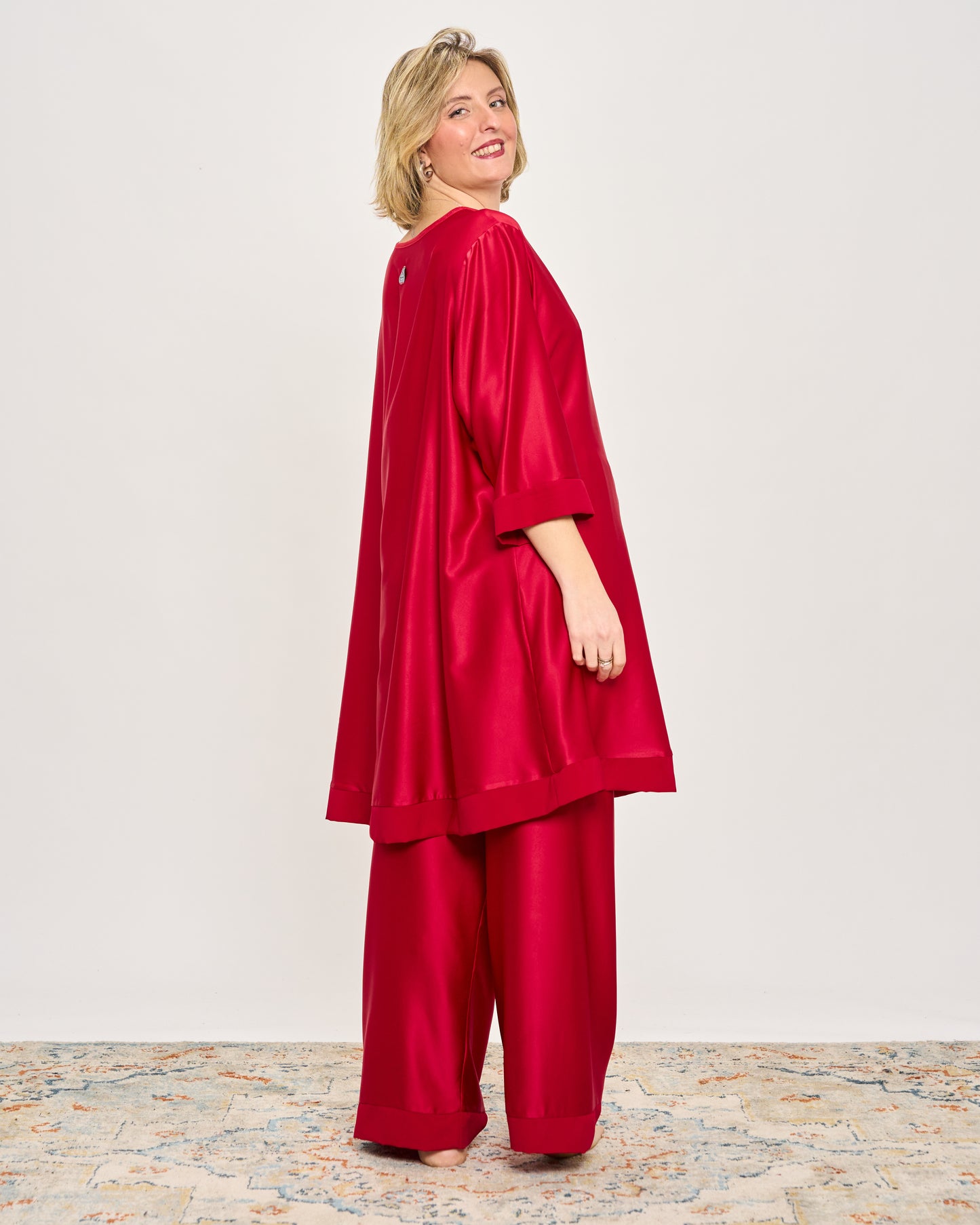 Pigiama Over in Raso