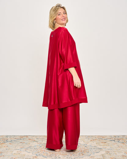 Pigiama Over in Raso