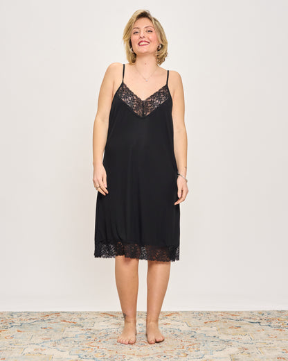 Sottoveste con Dettagli in Pizzo