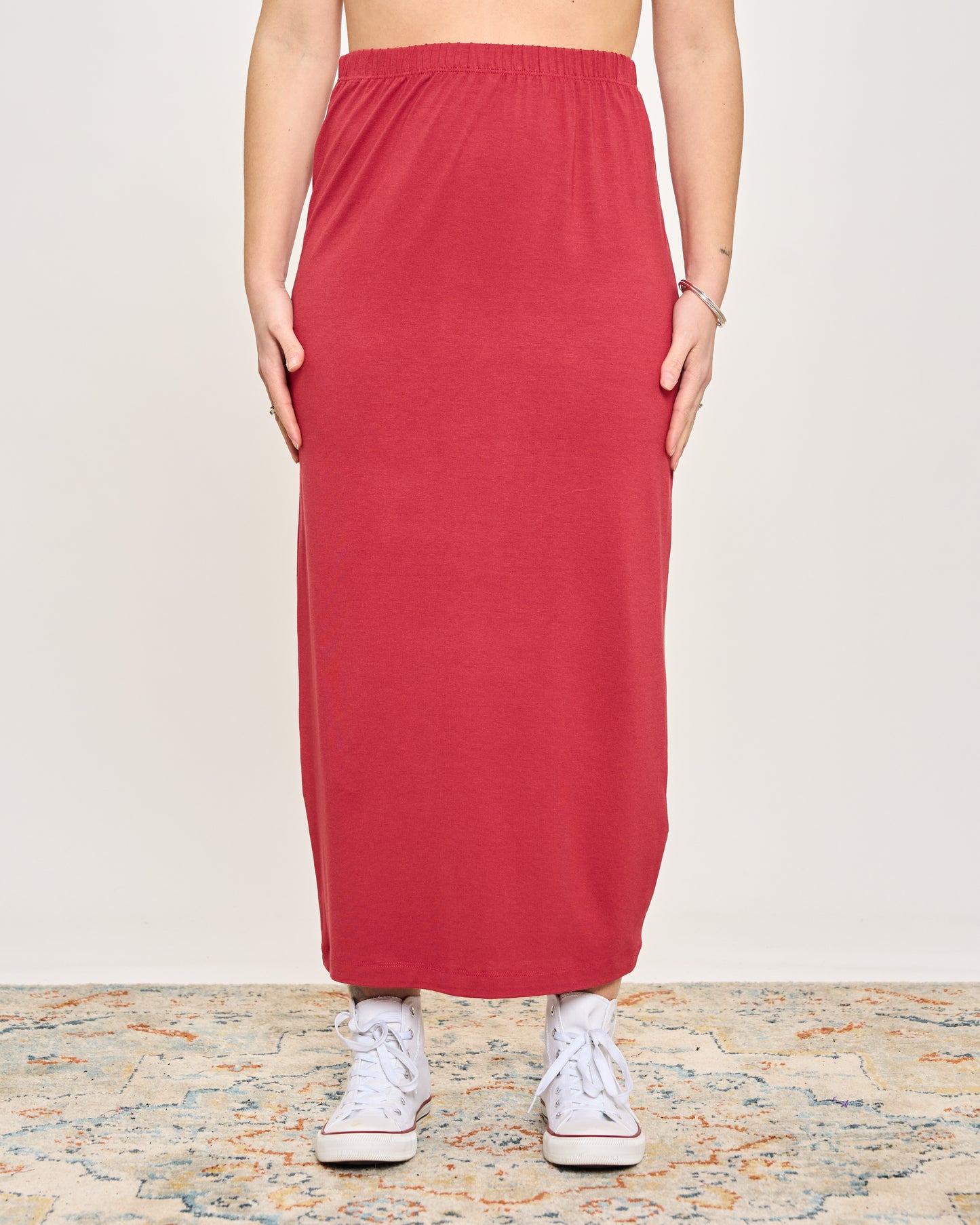 Gonna Tubino in Jersey di Viscosa