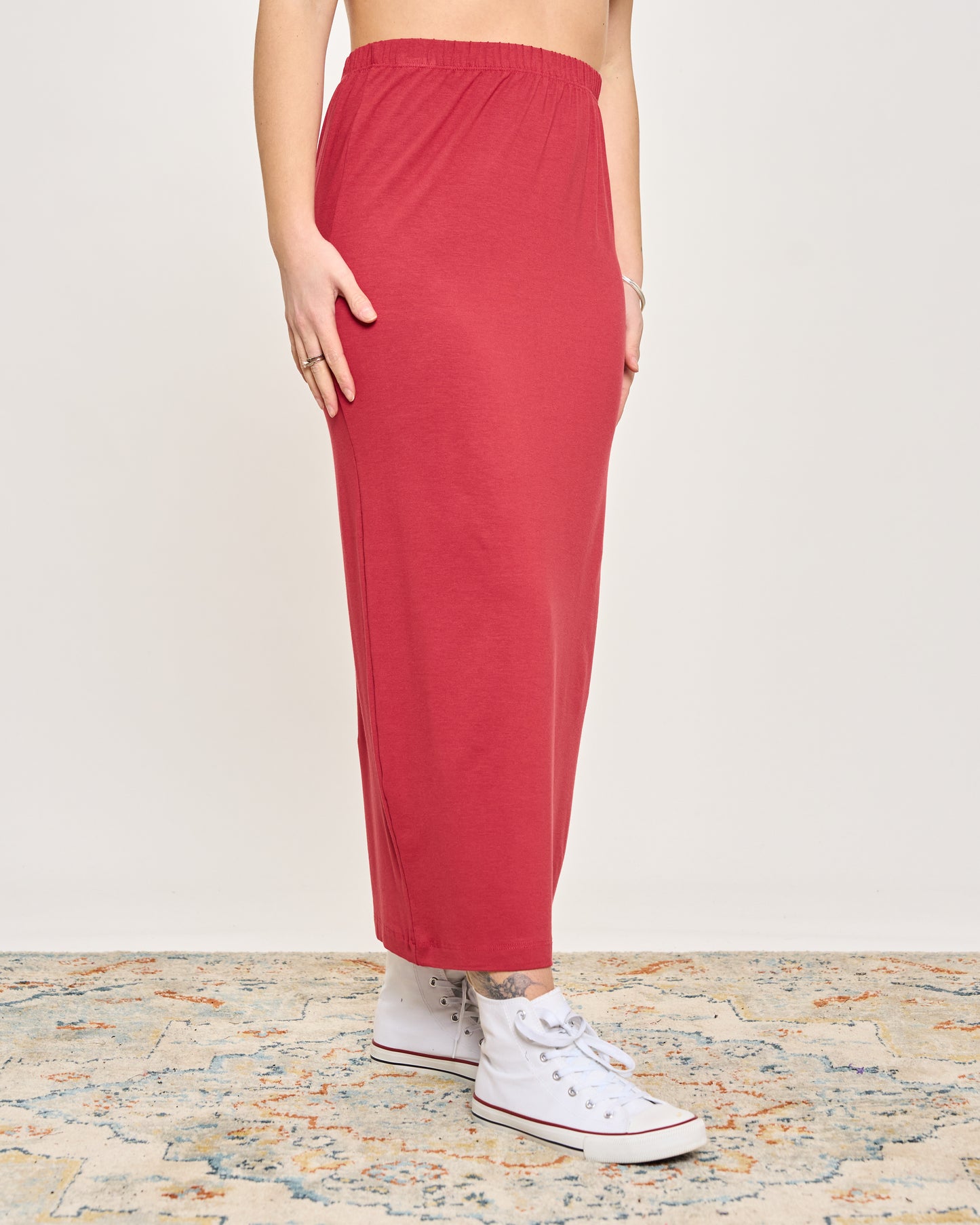 Gonna Tubino in Jersey di Viscosa