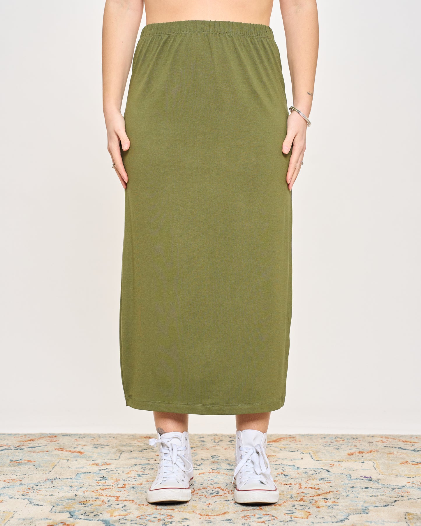 Gonna Tubino in Jersey di Viscosa