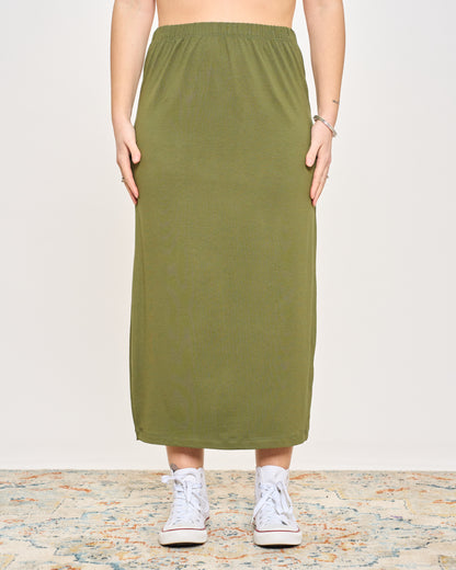 Gonna Tubino in Jersey di Viscosa