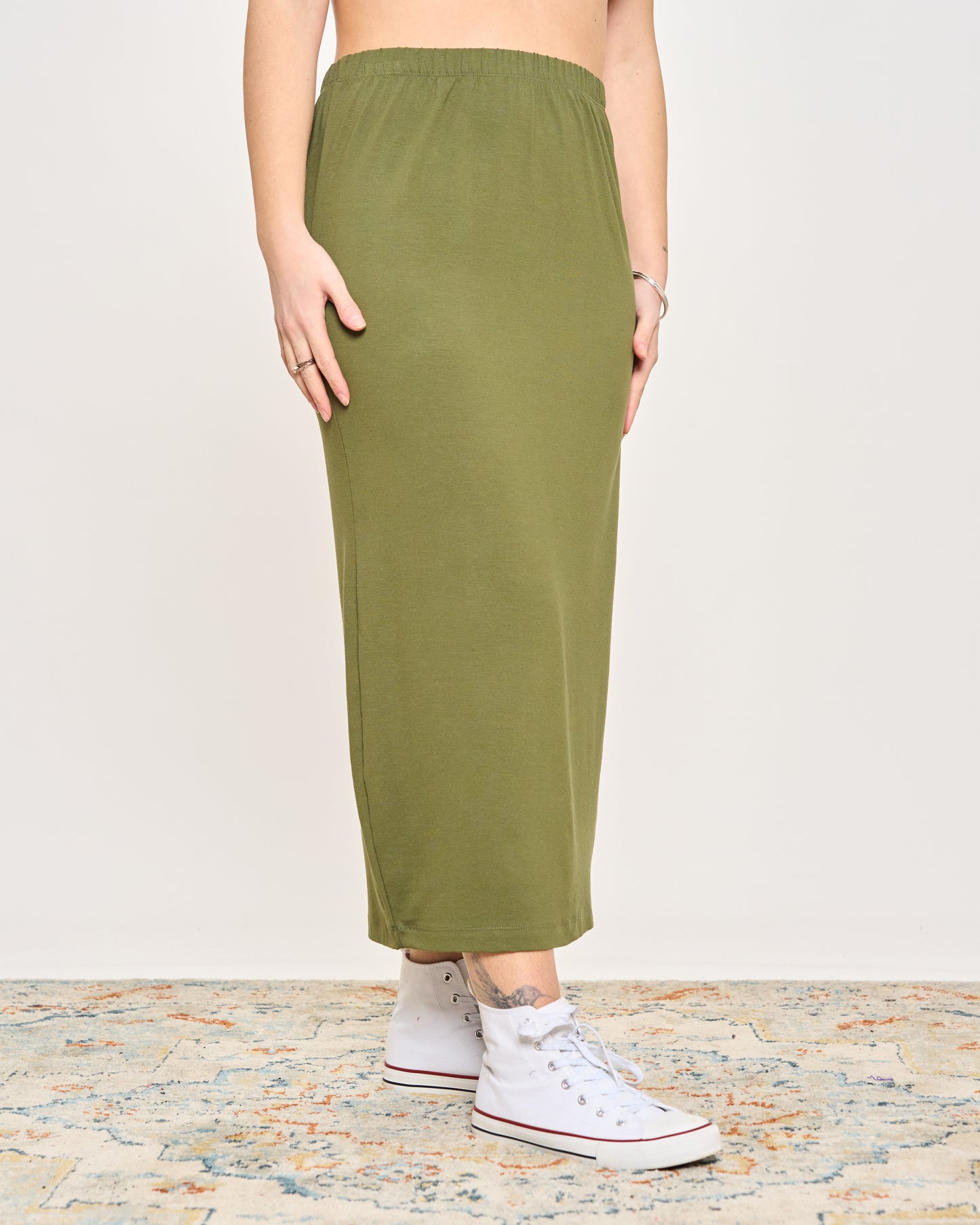 Gonna Tubino in Jersey di Viscosa