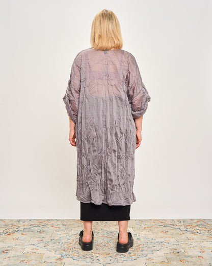 Gathered Caftan with Pintucks
