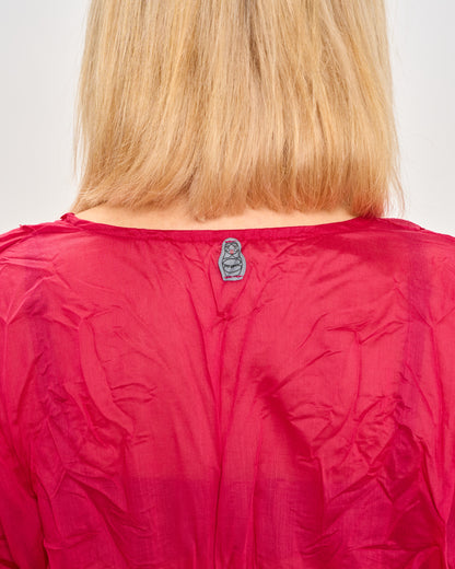 Gathered Caftan with Pintucks