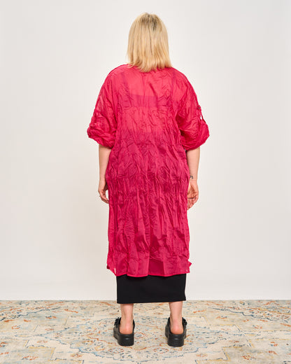 Gathered Caftan with Pintucks