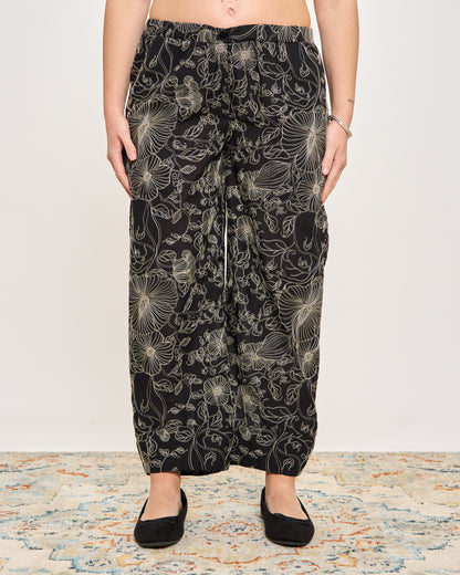 Pantalone in Cotone Ricamato