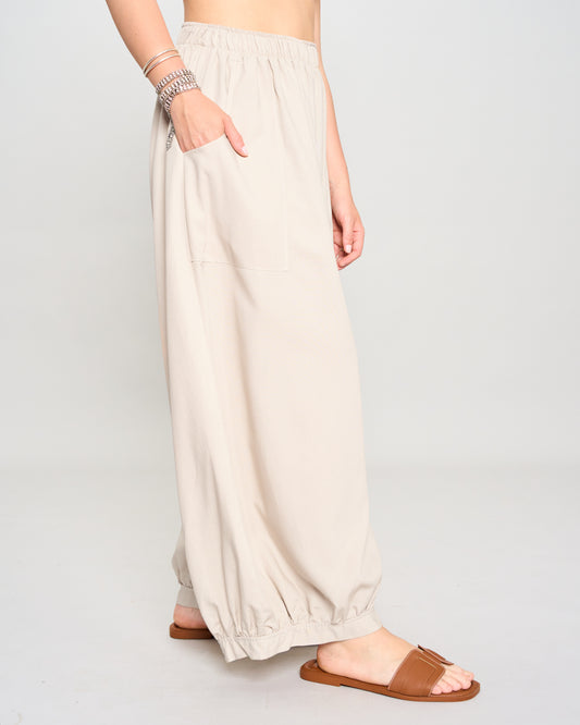 Pantagonna Crop In Lino