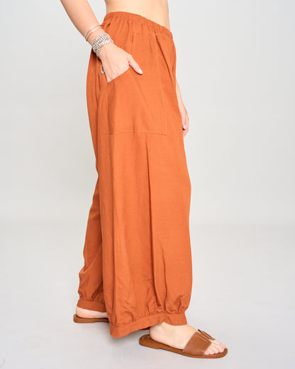 Pantagonna Crop In Lino