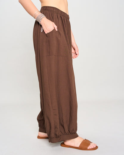 Pantagonna Crop In Lino