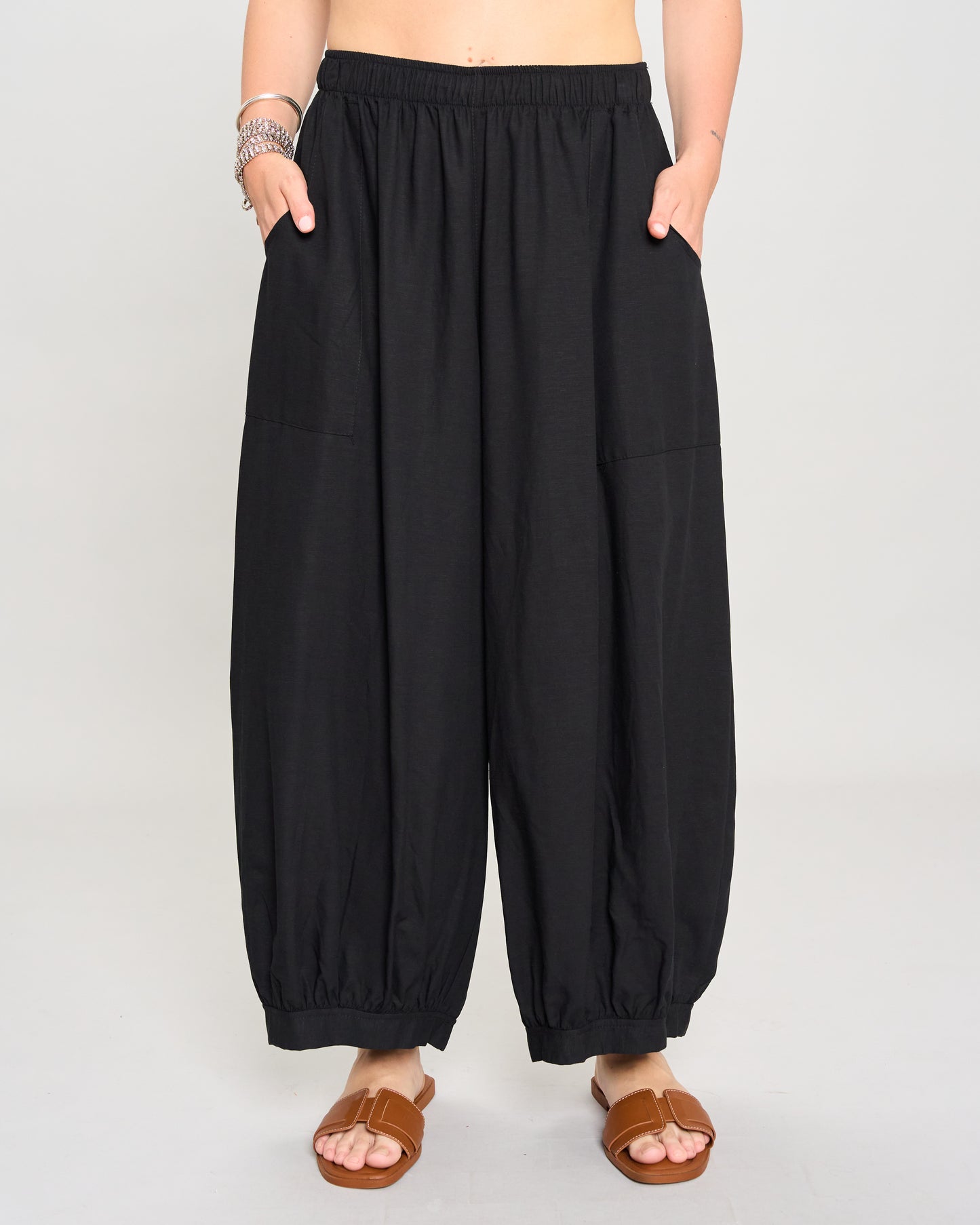 Pantagonna Crop In Lino