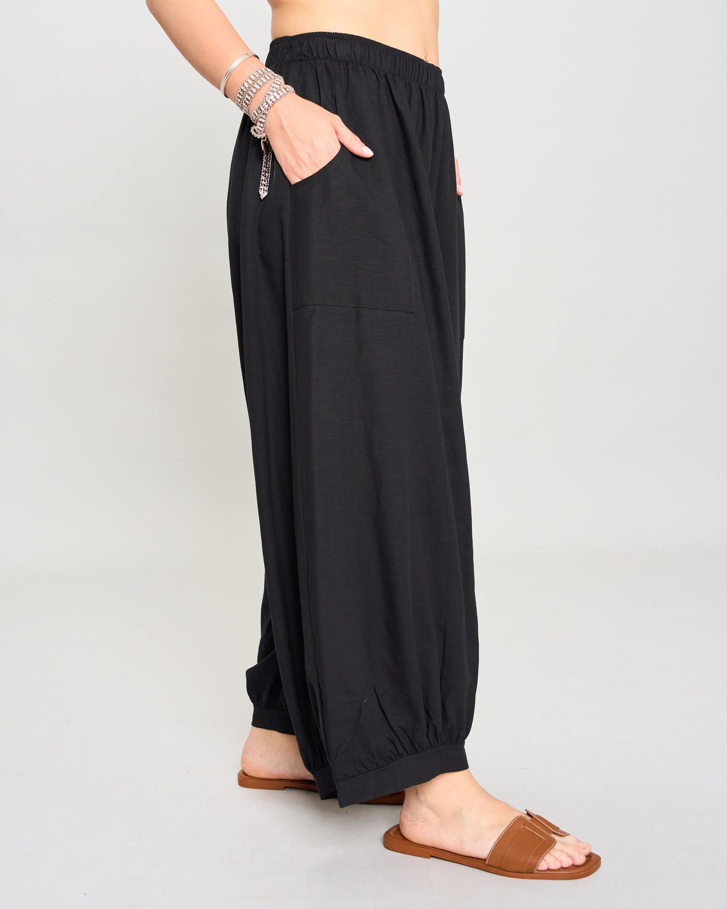 Pantagonna Crop In Lino