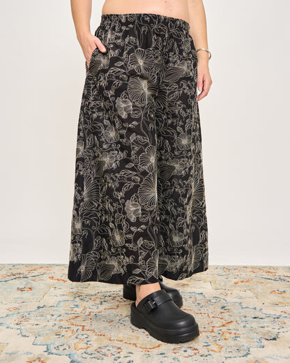 Pantagonna in Fresco Cotone Ricamato