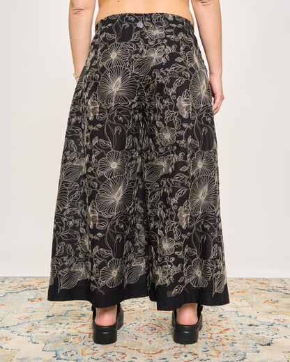 Pantagonna in Fresco Cotone Ricamato