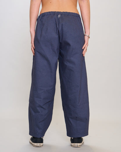 Egg-shaped jeans trousers