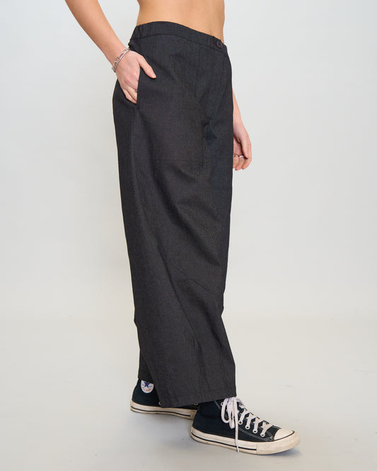 Egg-shaped jeans trousers