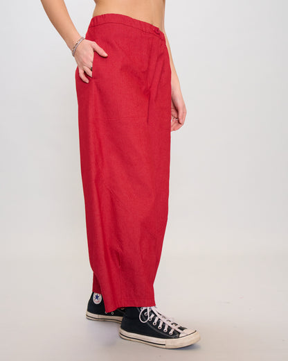 Egg-shaped jeans trousers