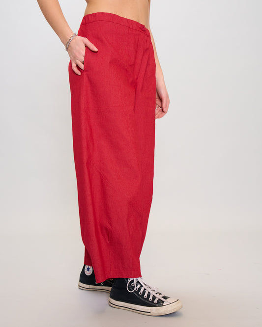 Egg-shaped jeans trousers