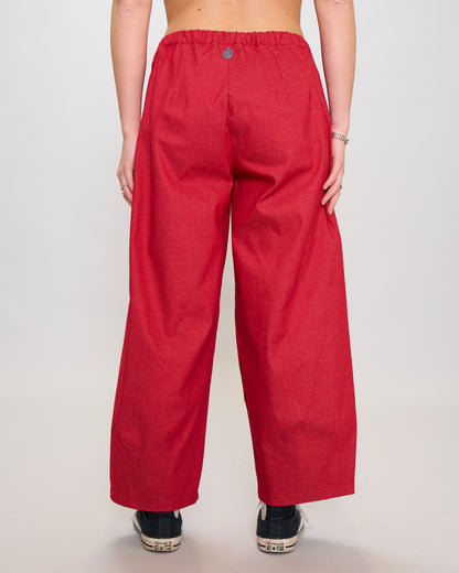 Egg-shaped jeans trousers