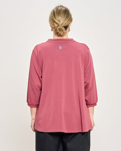 Oversized Jersey Polo Shirt