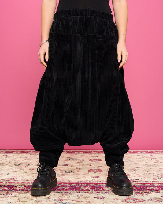 Pantalone alla Turca in Velluto a Coste