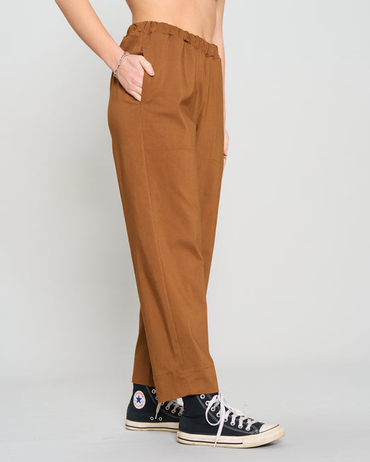 Stretch Bengaline Crop Pants