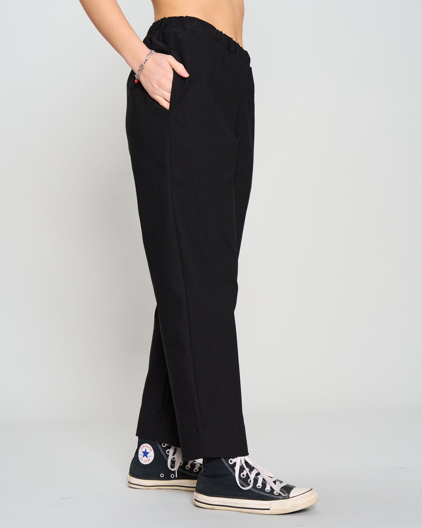 Stretch Bengaline Crop Pants