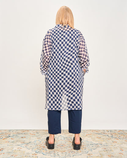 Checked Oversized Shirt