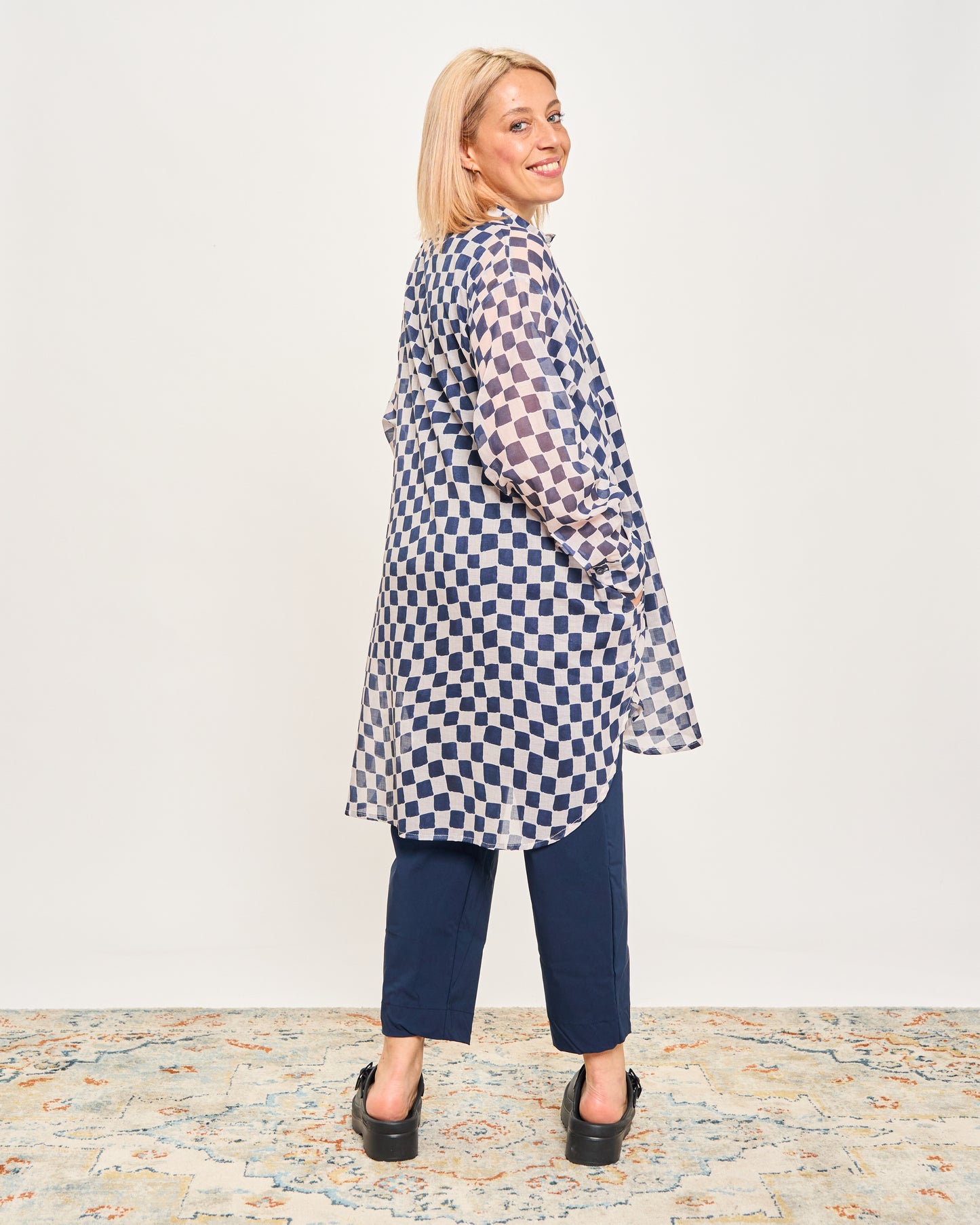 Checked Oversized Shirt